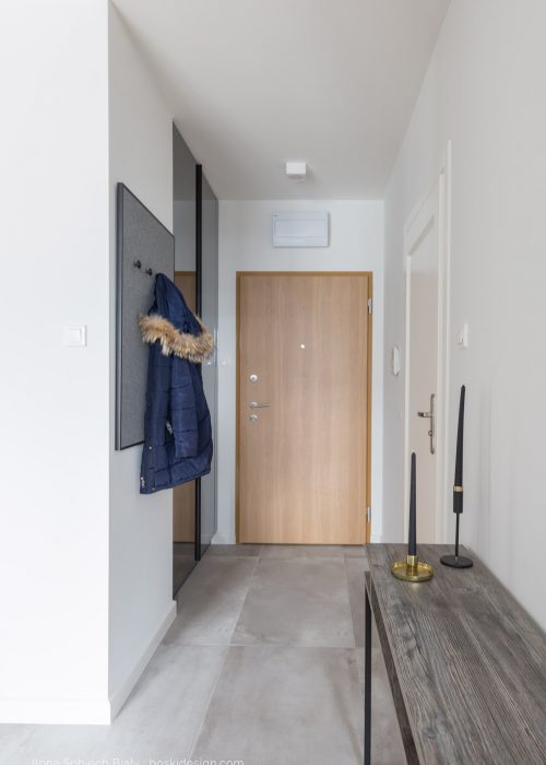 proejkt salonu mieszkanie na woli